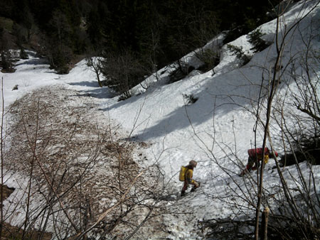 Avalanche au Trou des Vents