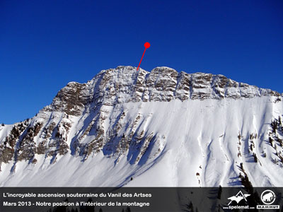 Les Artses et son ascension souterraine